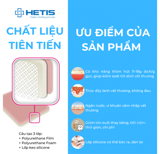 HETIS NON-BORDER SILICONE FOAM