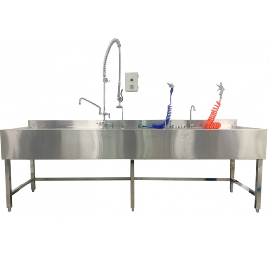 Bồn ngâm rửa dụng cụ 3 chậu MODEL RS-3